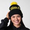 Striped Pom Pom Beanie