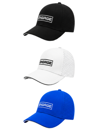 Half Mesh Embroidery Hat