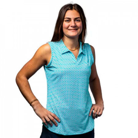 Women's Scales Pickleball SleevelessPolo